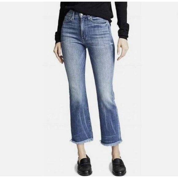 AYR The Bomb Pop Jeans Straight Ankle Fray Size 26 - Picture 1 of 14